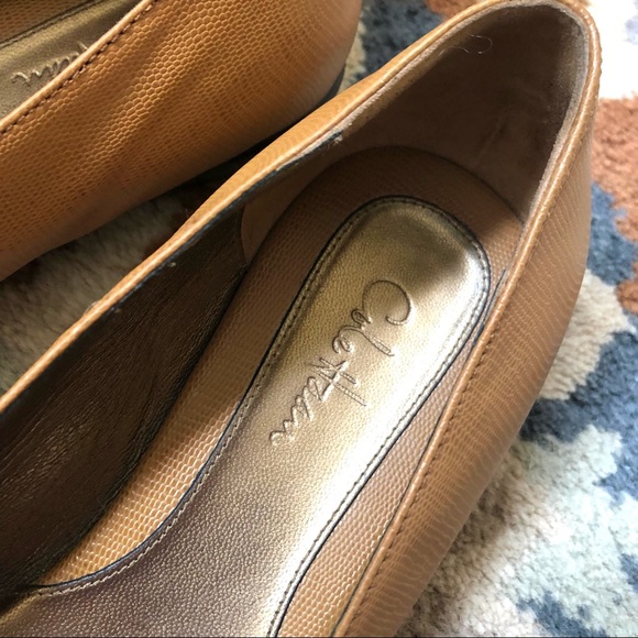 Cole Haan Leather Nike Air Buckle Flats Size 7.5 - Picture 11 of 11